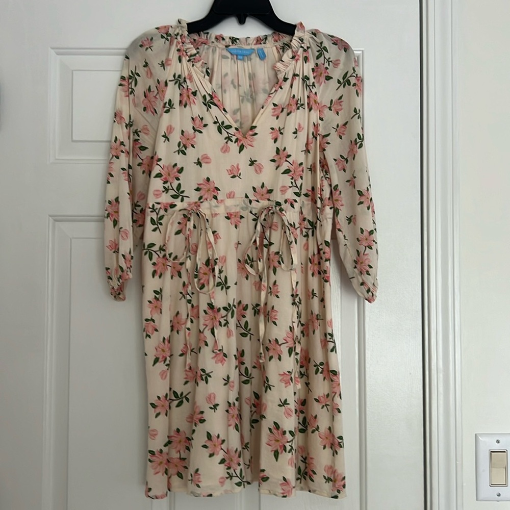 Draper James pink magnolia Kellie babydoll dress. Size XS.
